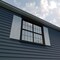Ekena Millwork Rustic Three Board Joined Board-n-Batten Hand Hewn Faux Wood Shutters w/No Batten, 16 1/2W x 76H, PR SHUBJN16X76HHPR - alternate 6